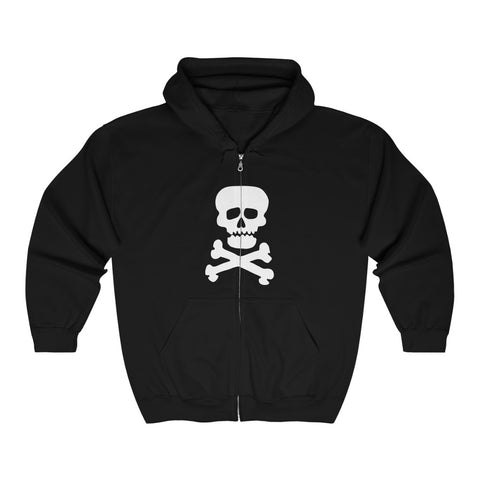 Demon Skull - Men's Zip Hoodie