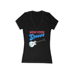 New York Groove - Women's V-Neck Tee
