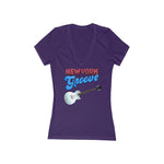 New York Groove - Women's V-Neck Tee