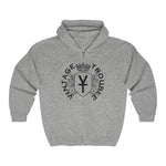 Vintage Trouble Crest 2 - Men's Zip Hoodie