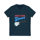 New York Groove - Men's V-Neck Tee