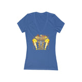 Love Gun Riser Women's Jersey Short Sleeve Deep V-Neck Tee