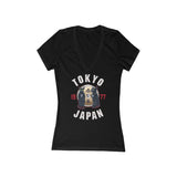 Tom and Jerry Women's Jersey Short Sleeve Deep V-Neck Tee