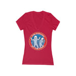 Phantom Wolfmen Women's Jersey Short Sleeve Deep V-Neck Tee