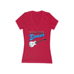 New York Groove - Women's V-Neck Tee